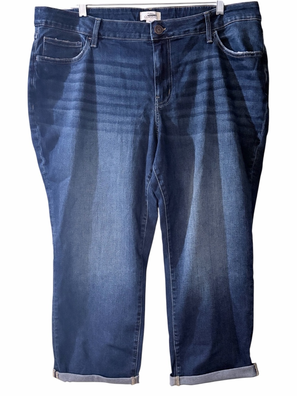 NWOT Maurice’s Classic Mid Rise Crop Jeans 22W
